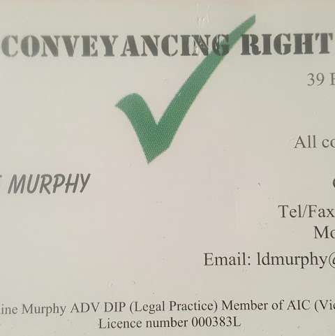 Photo: Conveyancing Right
